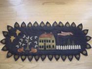 Colonial House penny rug runner kit-
