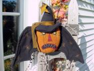 Bat Pumpkin Hanging