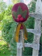 Wool Lollipop door hanger