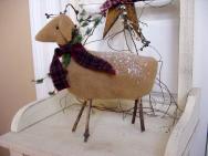 Large wool reindeer