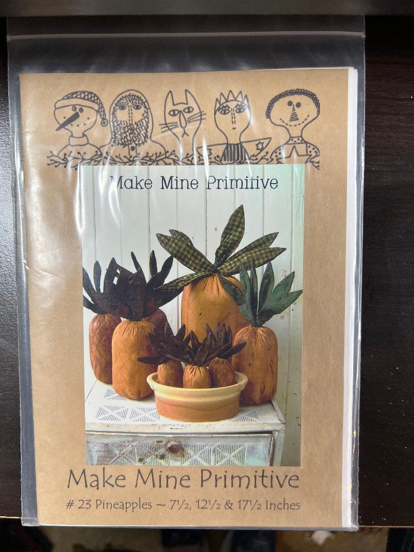 Make Mine Primitive Pineapple pattern