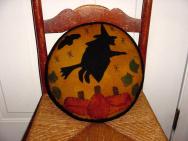 Round Witch pillow