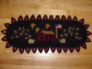 Saltbox House Penny Rug Runner